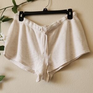 aerie - Like New Heather Frost Stretch Flex Terry Shorts - L